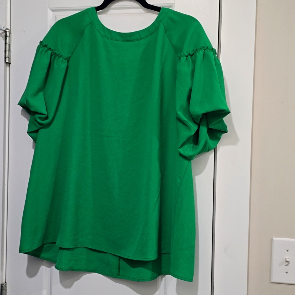 Cato top with bubble sleeves size 18/20W